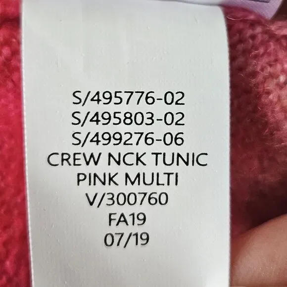 Gap Sweater L Multicolor Striped‎ Wool Blend Pullover Tunic Long Sleeve Preppy - Picture 12 of 12